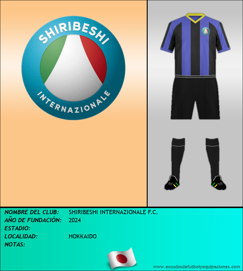 Escudo de SHIRIBESHI INTERNAZIONALE F.C.