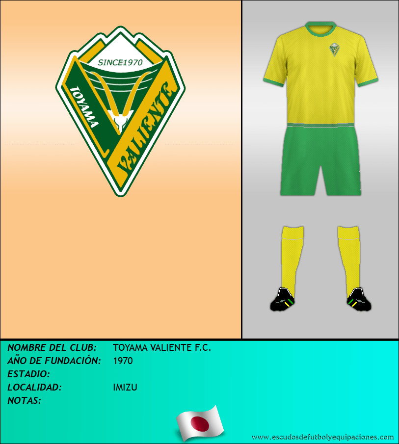Escudo de TOYAMA VALIENTE F.C.