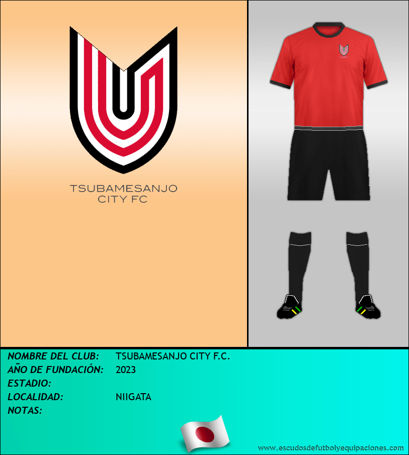 Escudo de TSUBAMESANJO CITY F.C.