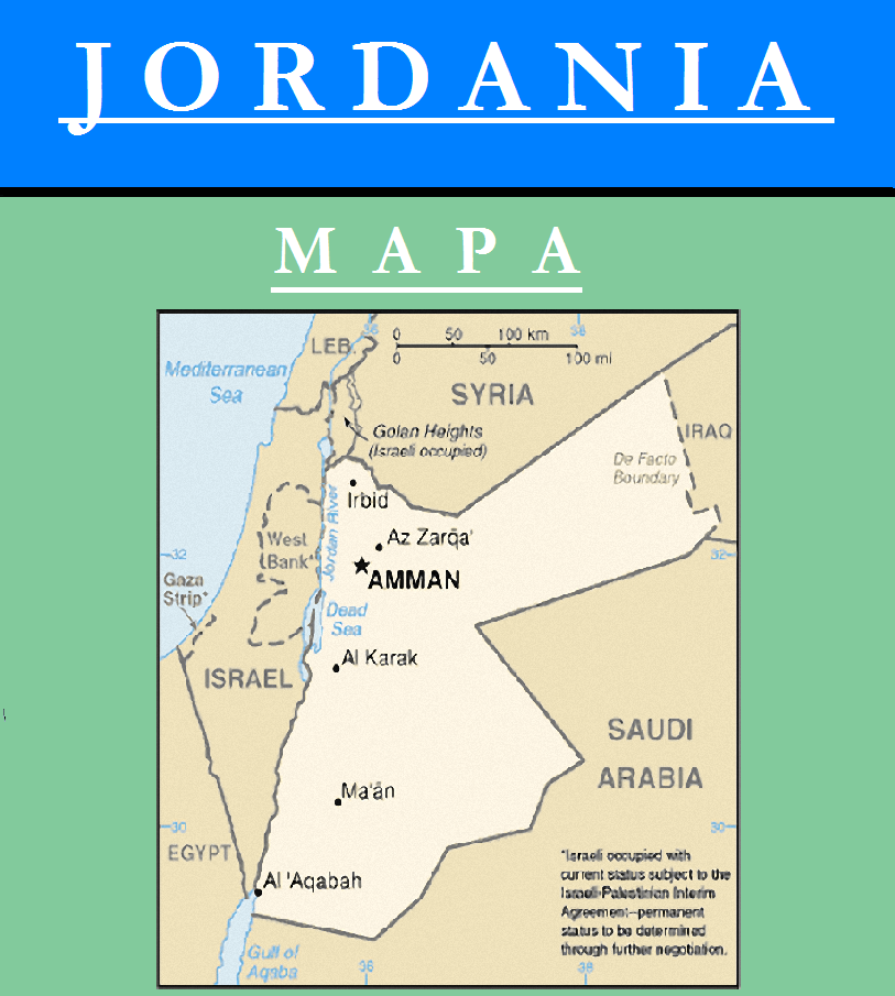 Escudo de MAPA DE JORDANIA