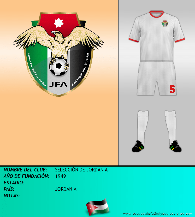 Escudo de SELECCIÓN DE JORDANIA