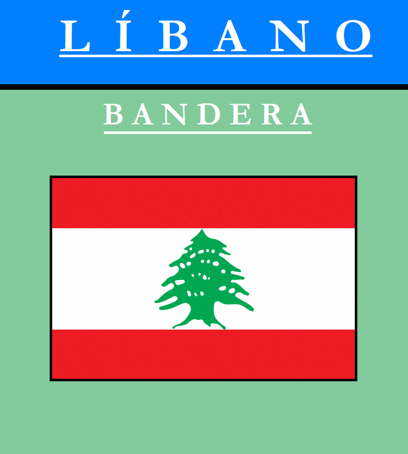 Escudo de BANDERA DE LÍBANO