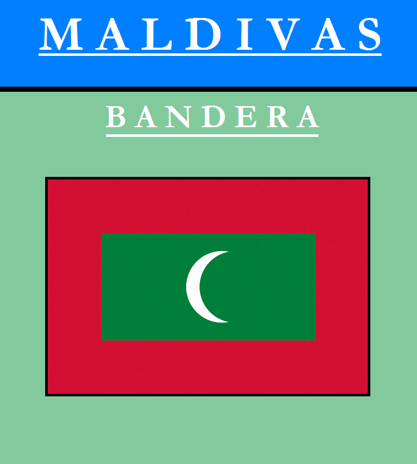 Escudo de BANDERA DE MALDIVAS