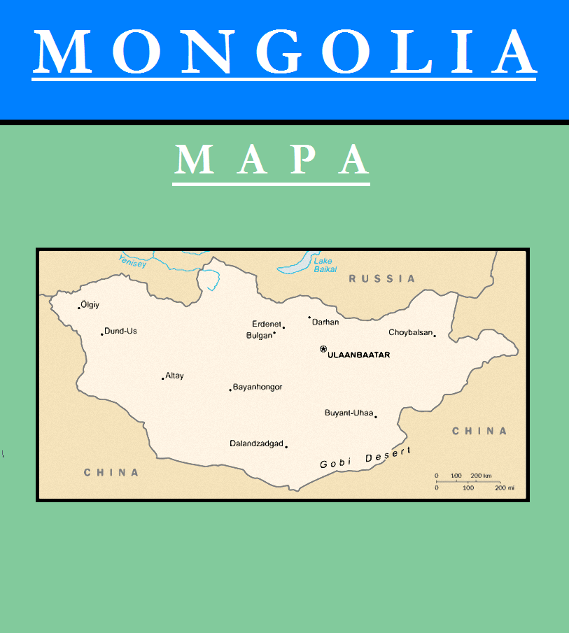 Escudo de MAPA DE MONGOLIA