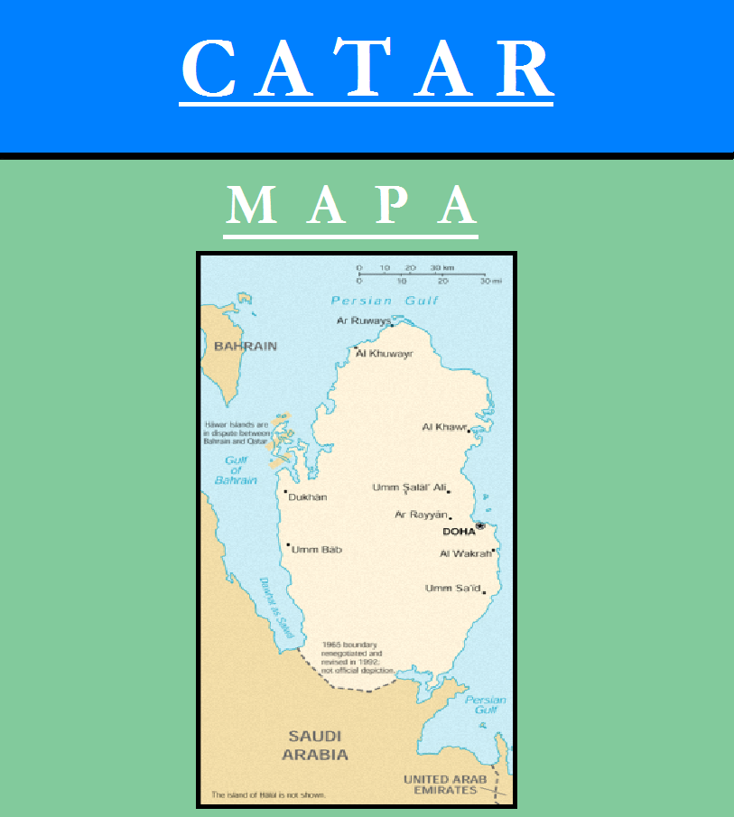Escudo de MAPA DE QATAR