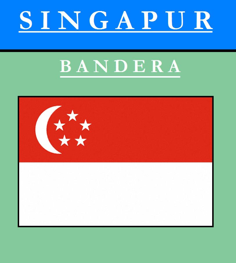 Escudo de BANDERA DE SINGAPUR