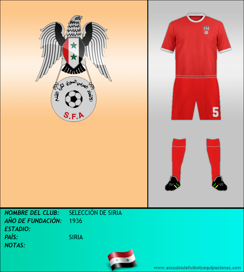 Escudo de SELECCIÓN DE SIRIA
