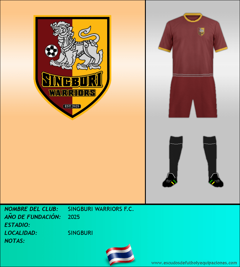 Escudo de SINGBURI WARRIORS F.C.