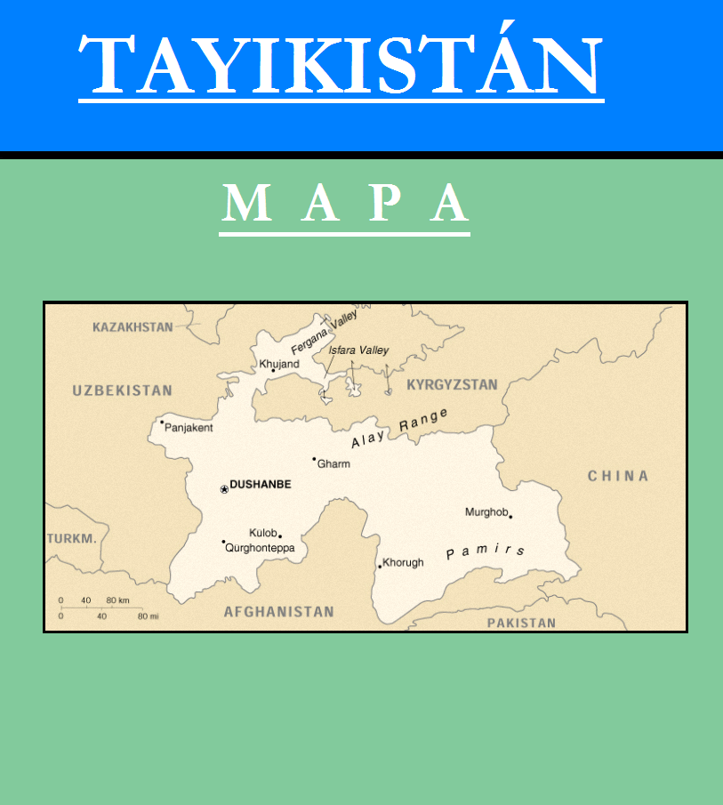 Escudo de MAPA DE TAYIKISTÁN