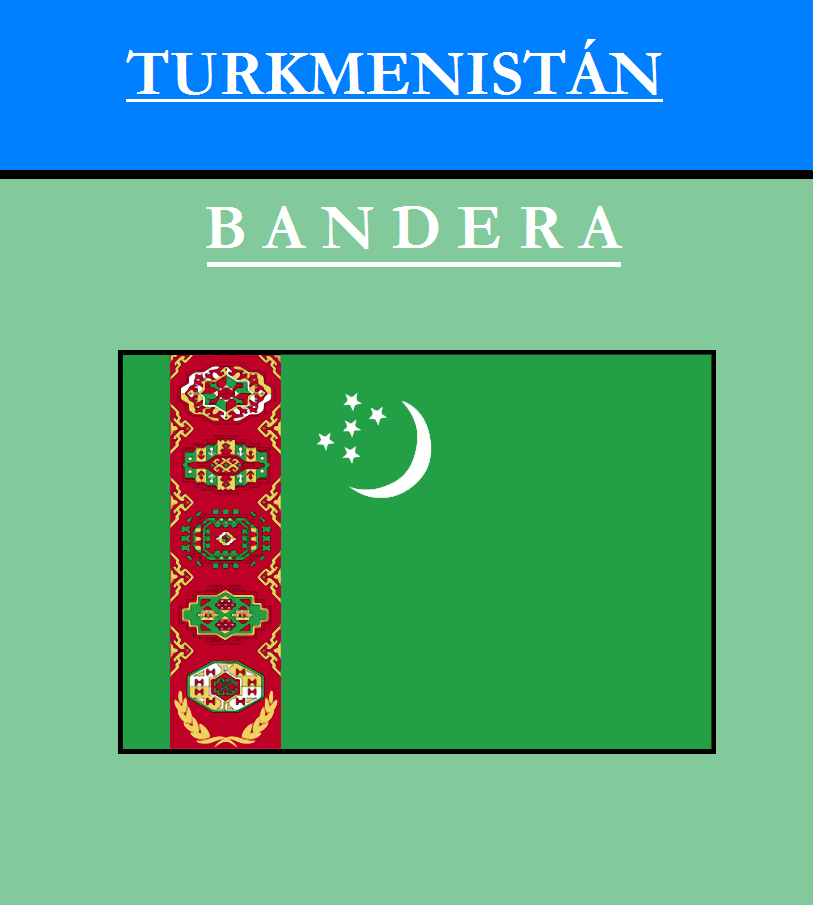 Escudo de BANDERA DE TURKMENISTÁN