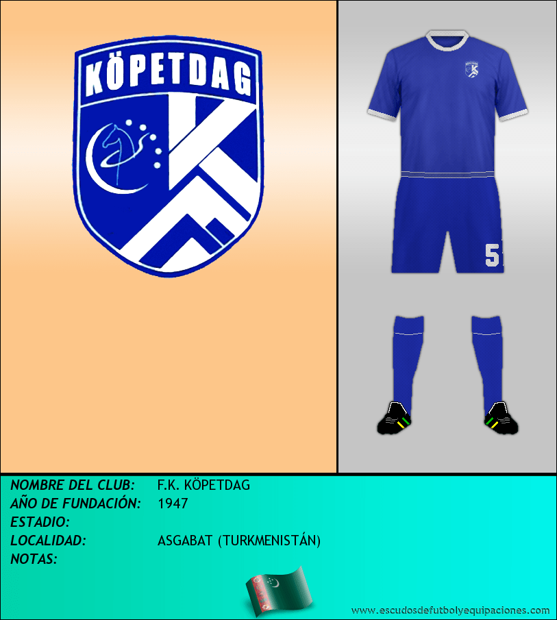 Escudo de F.K. KÖPETDAG