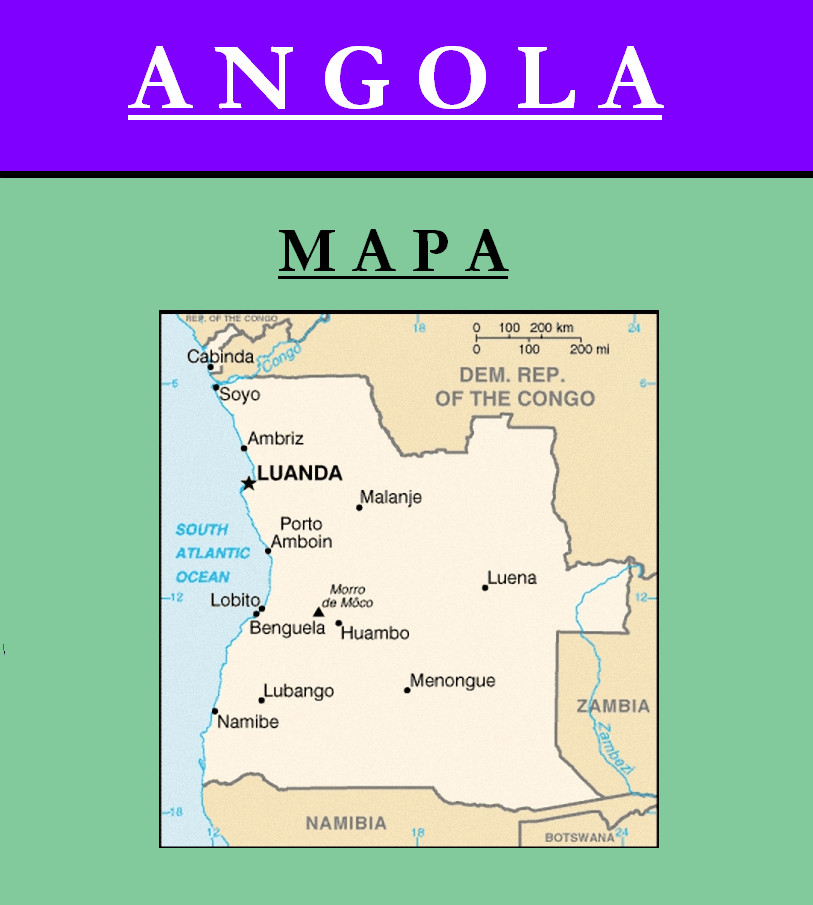 Escudo de MAPA DE ANGOLA