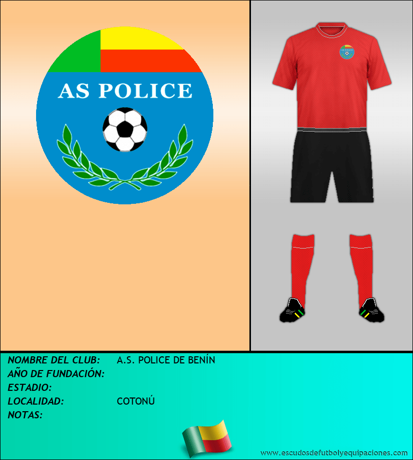 Escudo de A.S. POLICE DE BENÍN