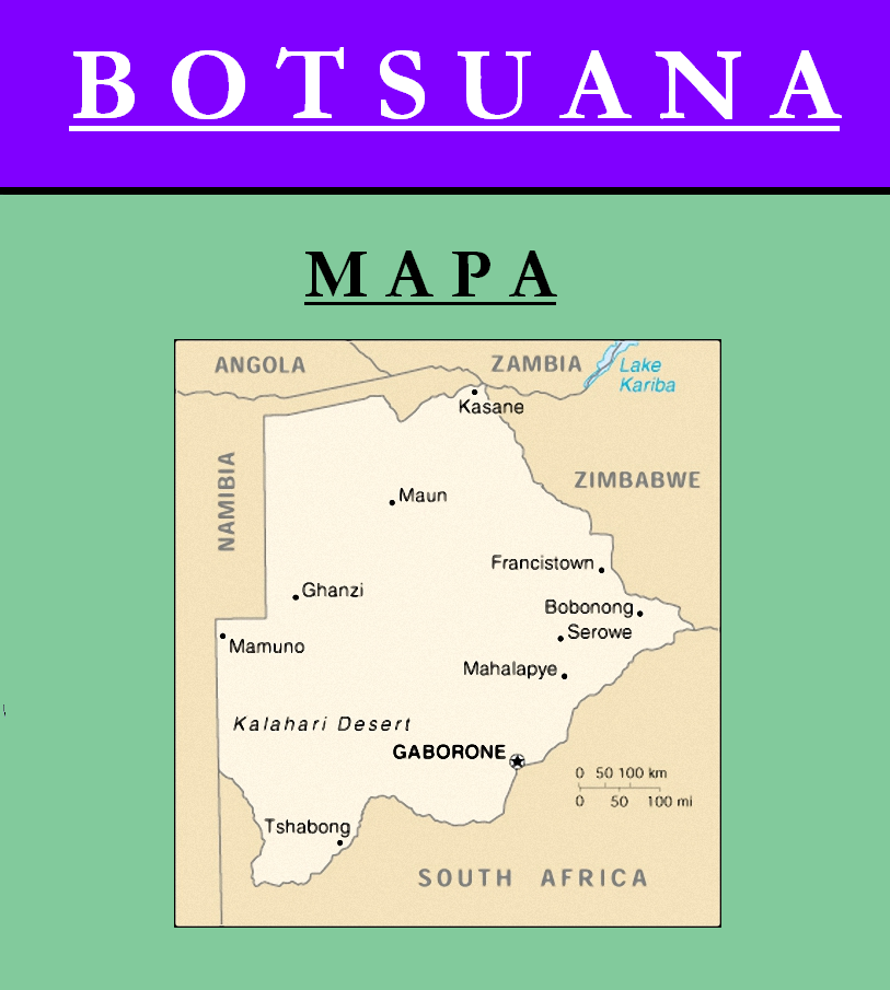 Escudo de MAPA DE BOTSUANA