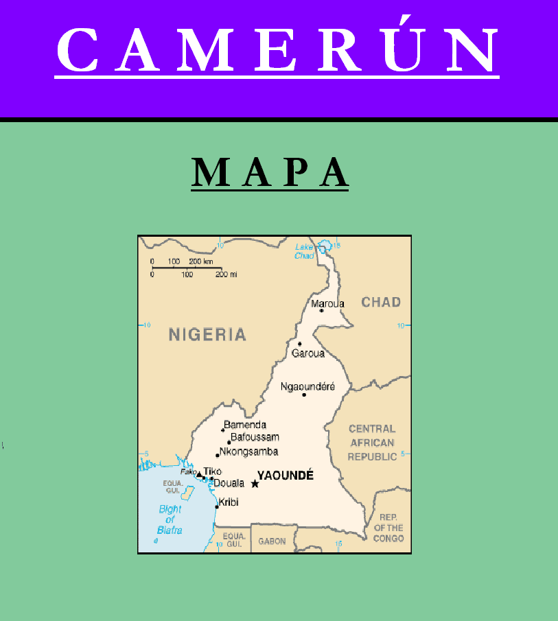 Escudo de MAPA DE CAMERÚN