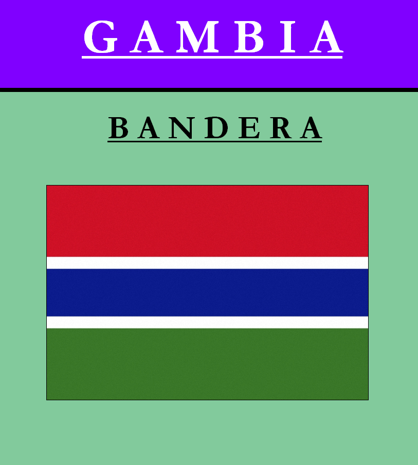 Escudo de BANDERA DE GAMBIA