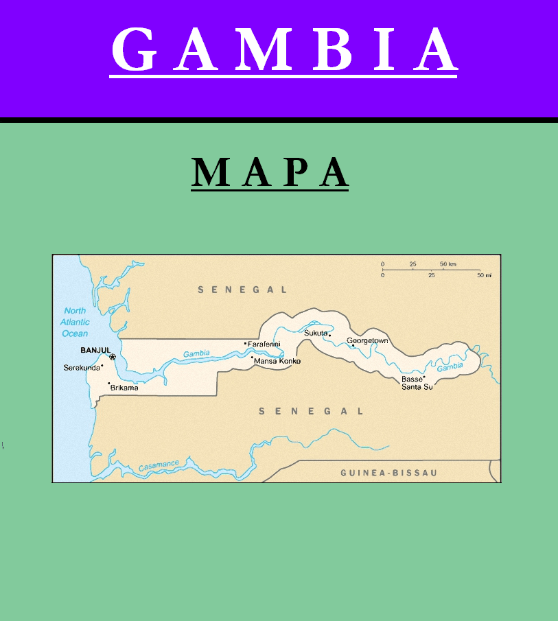 Escudo de MAPA DE GAMBIA