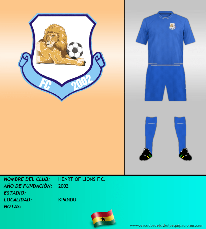 Escudo de HEART OF LIONS F.C.