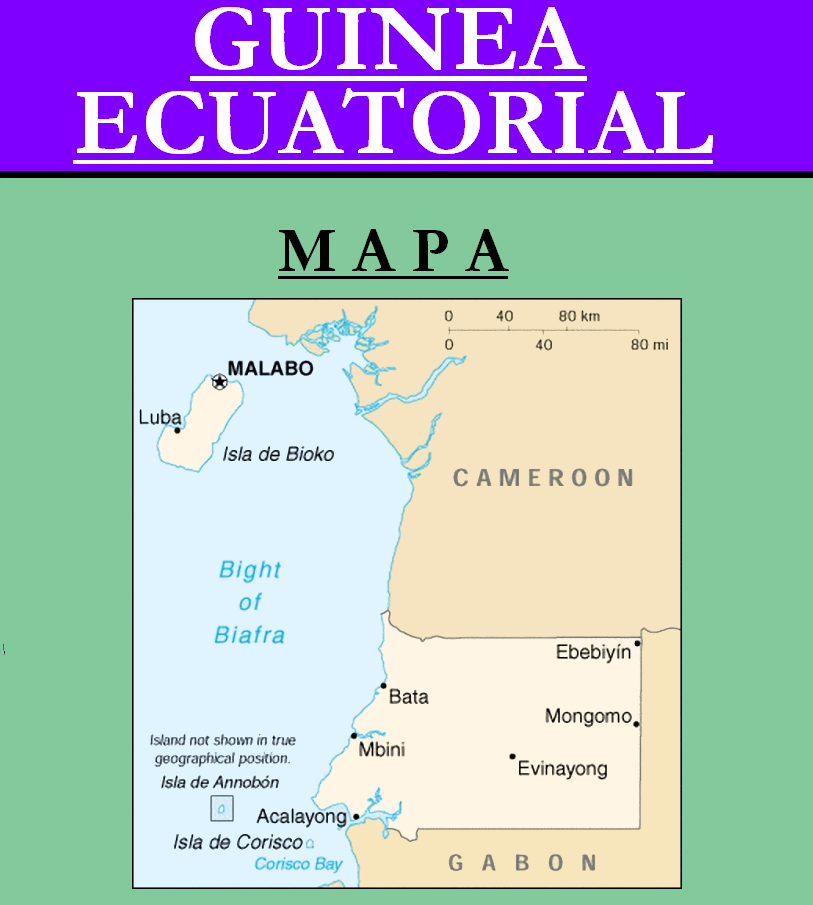 Escudo de MAPA DE GUINEA ECUATORIAL