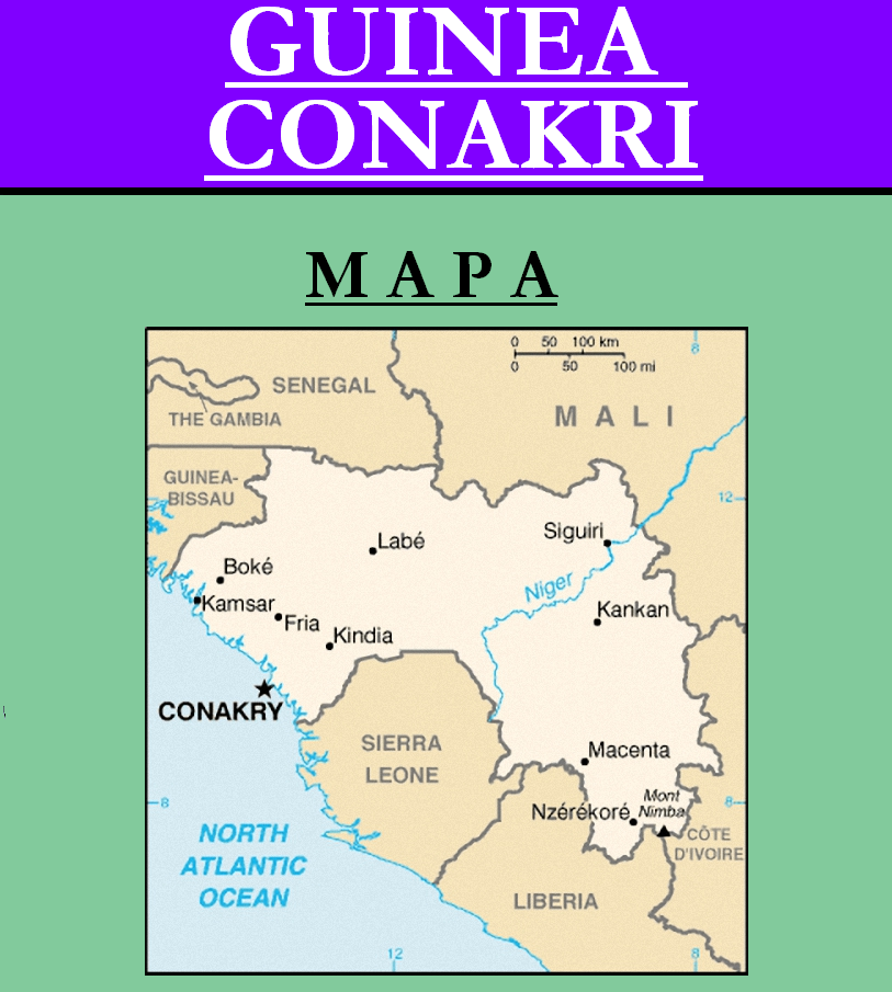 Escudo de MAPA DE GUINEA-CONAKRI