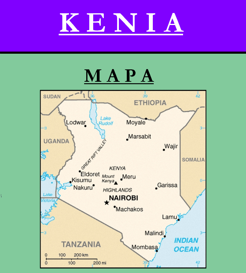 Escudo de MAPA DE KENIA