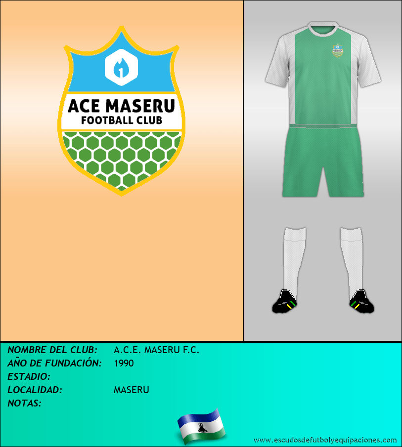 Escudo de A.C.E. MASERU F.C.