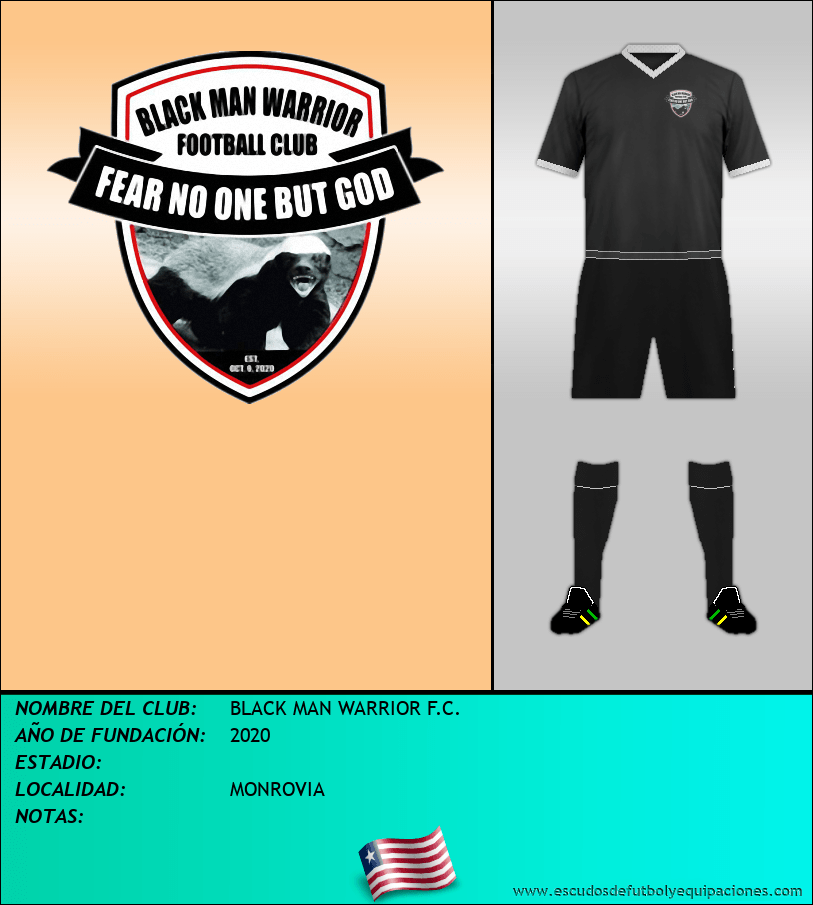 Escudo de BLACK MAN WARRIOR F.C.