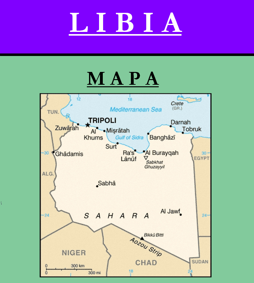 Escudo de MAPA DE LIBIA