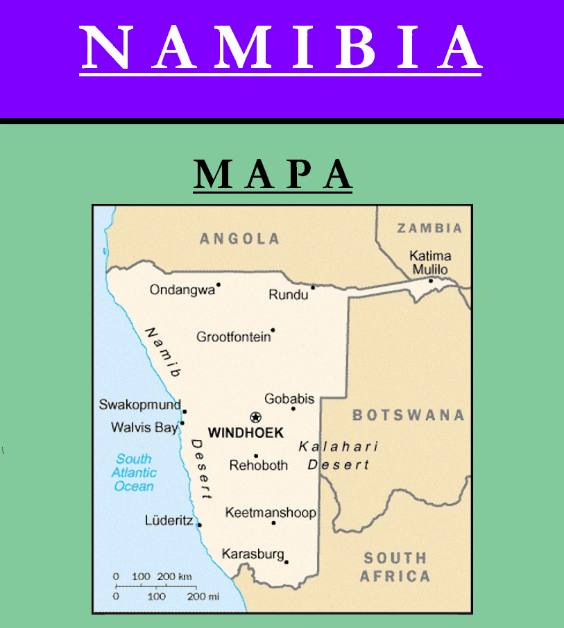 Escudo de MAPA DE NAMIBIA