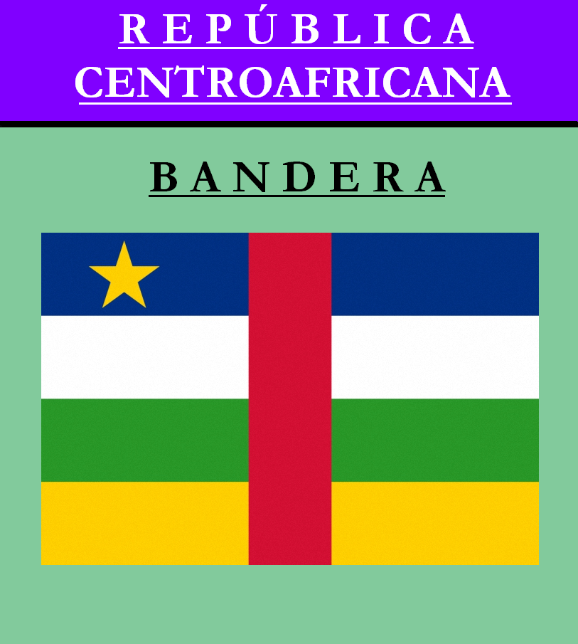 Escudo de BANDERA DE REPÚBLICA CENTROAFRICANA