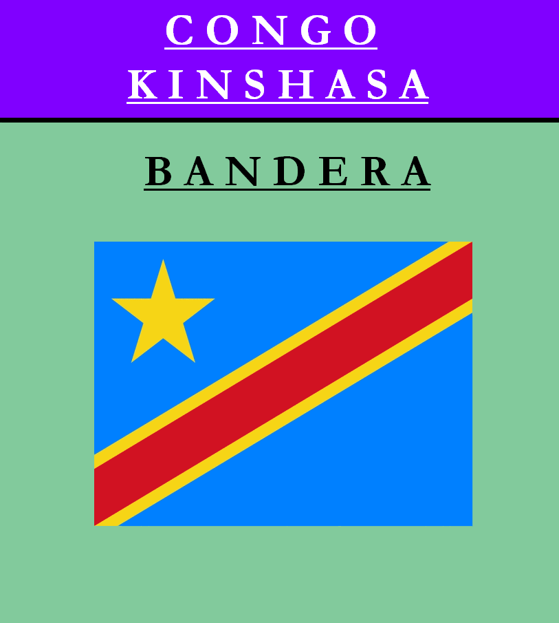Escudo de BANDERA DE REPÚBLICA DEMOCRÁTICA DEL CONGO