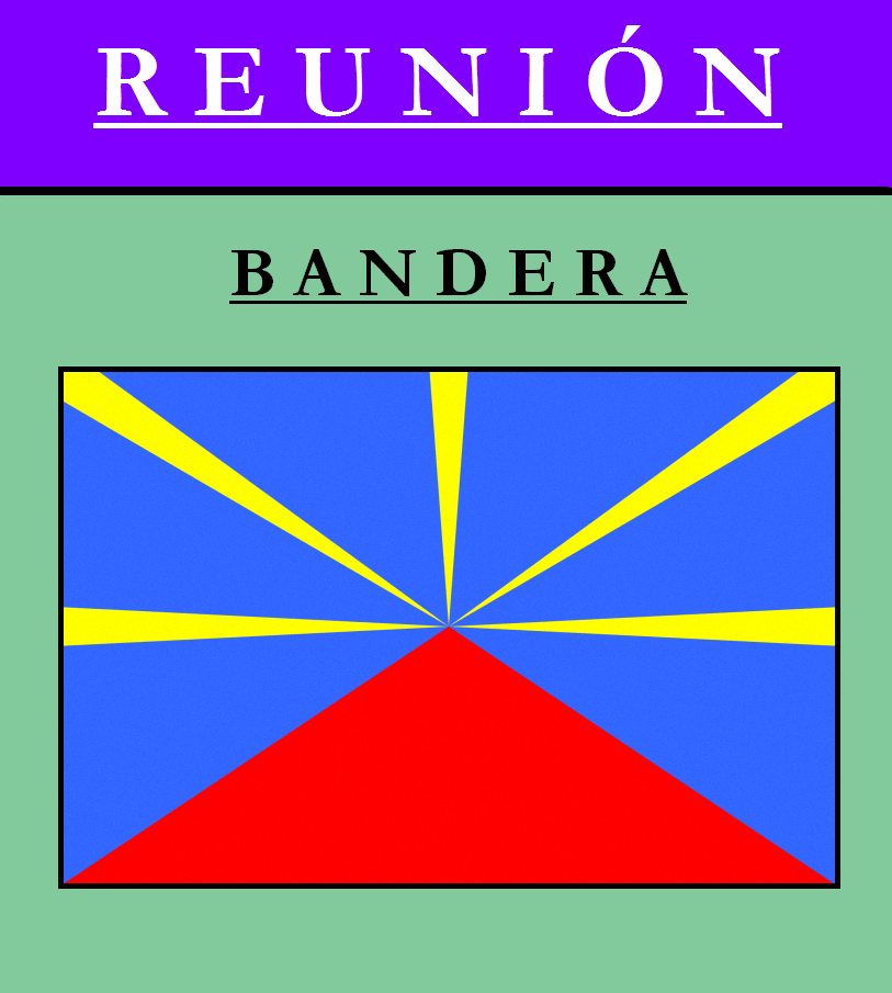 Escudo de BANDERA DE REUNIÓN