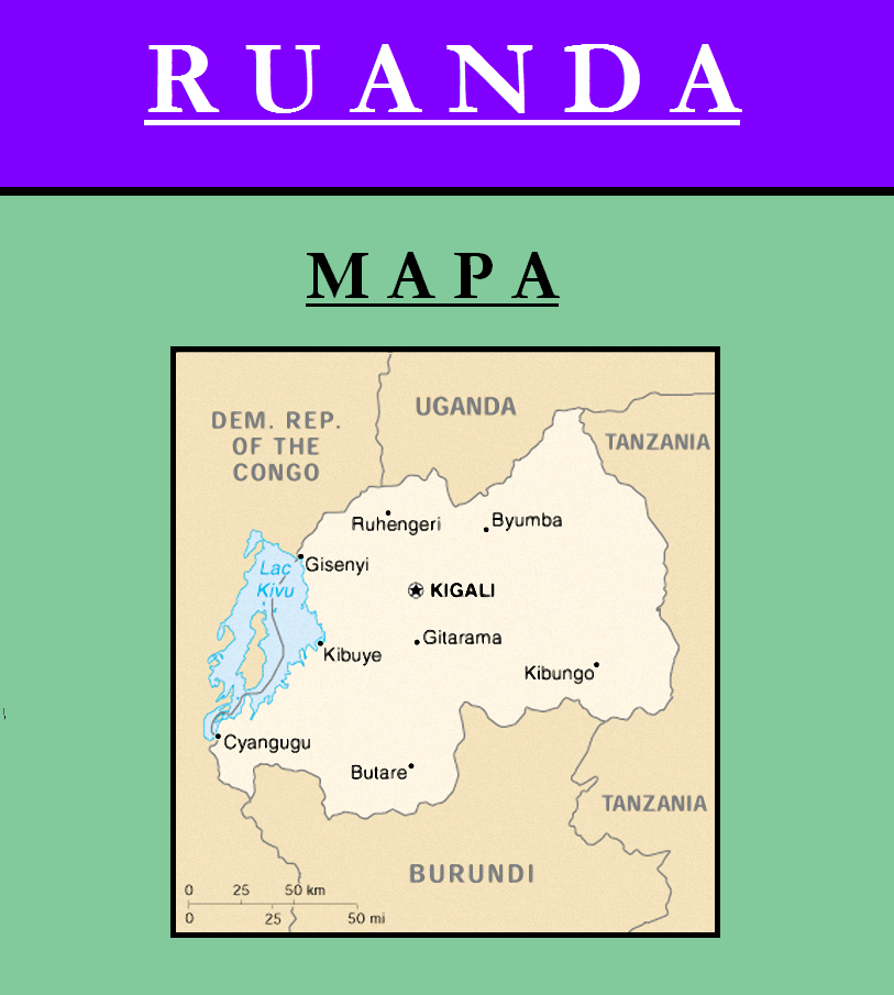 Escudo de MAPA DE RUANDA