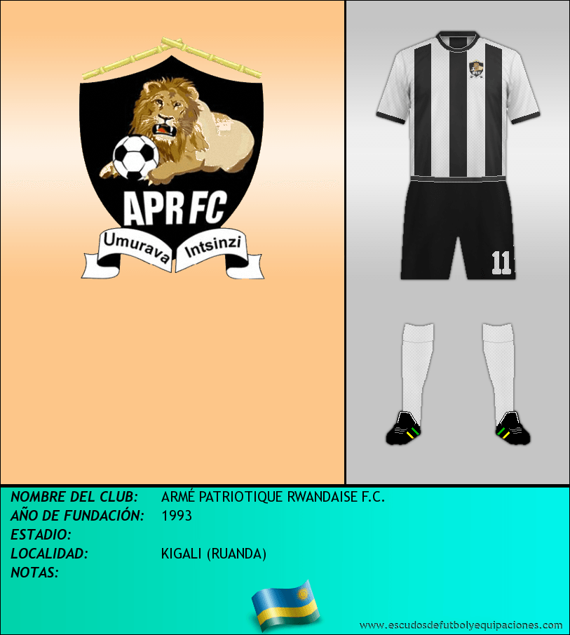 Escudo de ARMÉ PATRIOTIQUE RWANDAISE F.C.