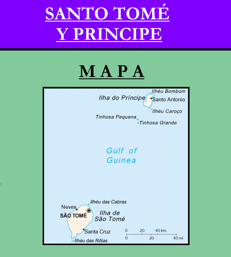Escudo de MAPA DE SANTO TOMÉ Y PRÍNCIPE