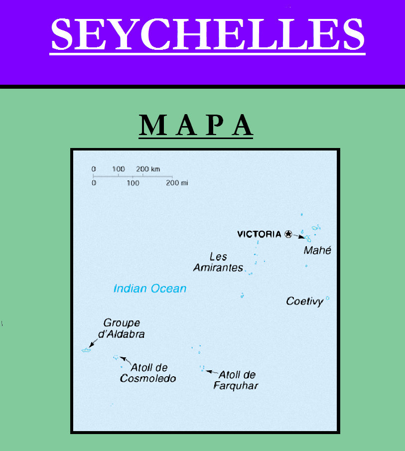 Escudo de MAPA DE SEYCHELLES