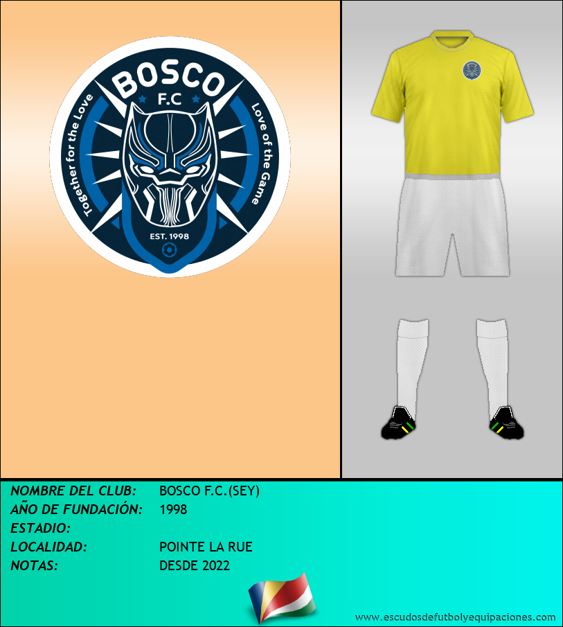 Escudo de BOSCO F.C.(SEY)