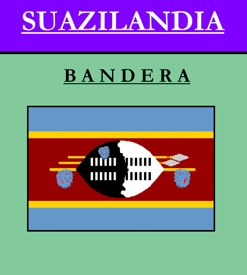 Escudo de BANDERA DE SUAZILANDIA