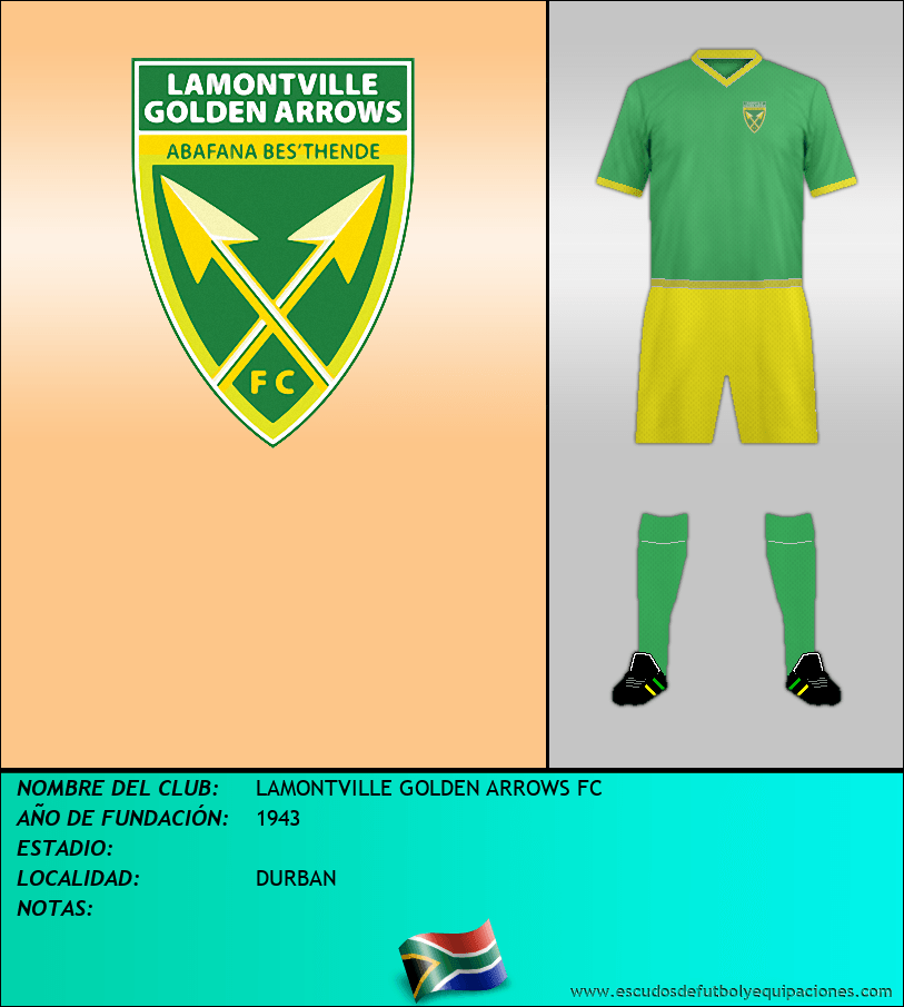 Escudo de LAMONTVILLE GOLDEN ARROWS FC