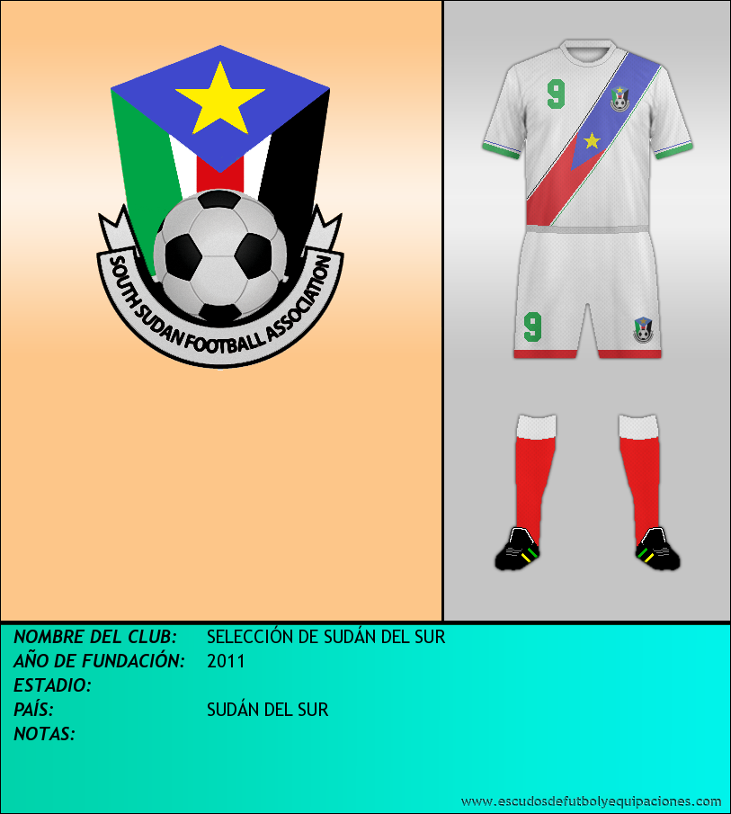 Escudo de SELECCIÓN DE SUDÁN DEL SUR