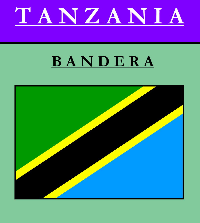 Escudo de BANDERA DE TANZANIA