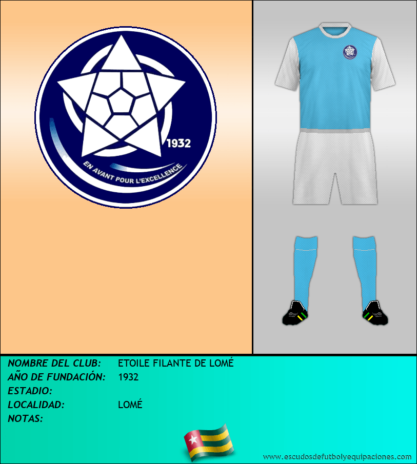 Escudo de ETOILE FILANTE DE LOMÉ