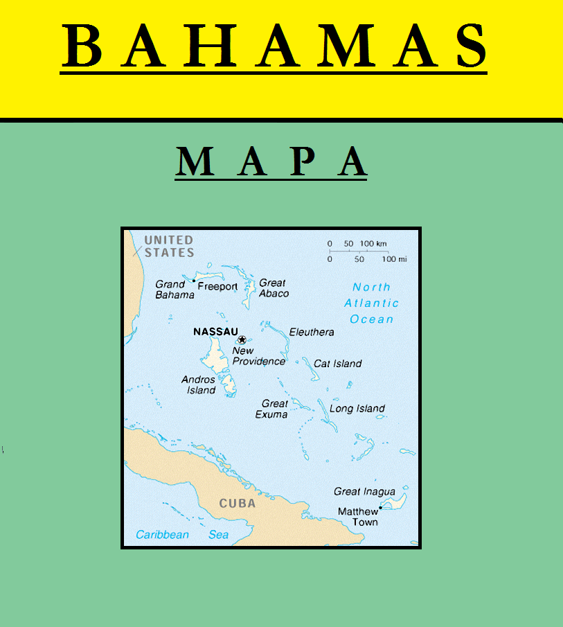 Escudo de MAPA DE BAHAMAS