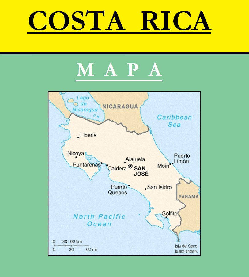 Escudo de MAPA DE COSTA RICA