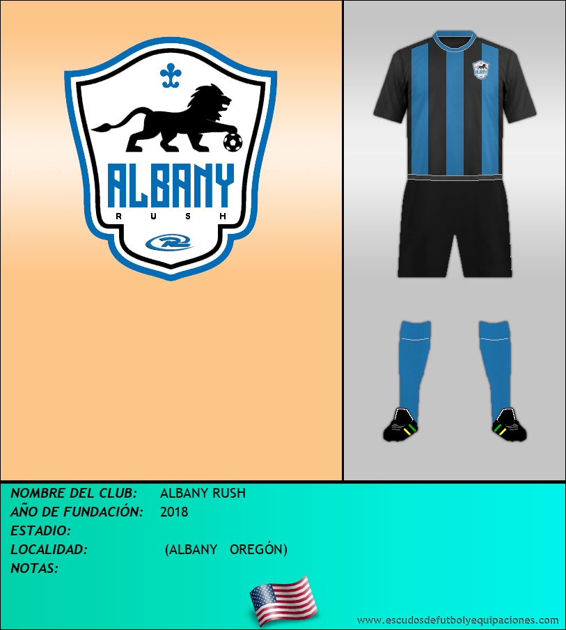 Escudo de ALBANY RUSH