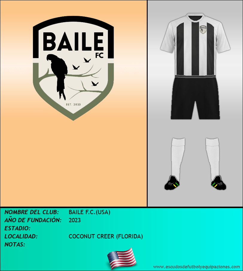Escudo de BAILE F.C.(USA)