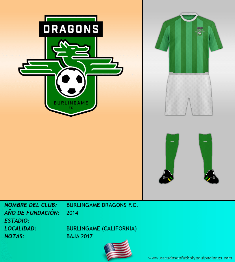 Escudo de BURLINGAME DRAGONS F.C.