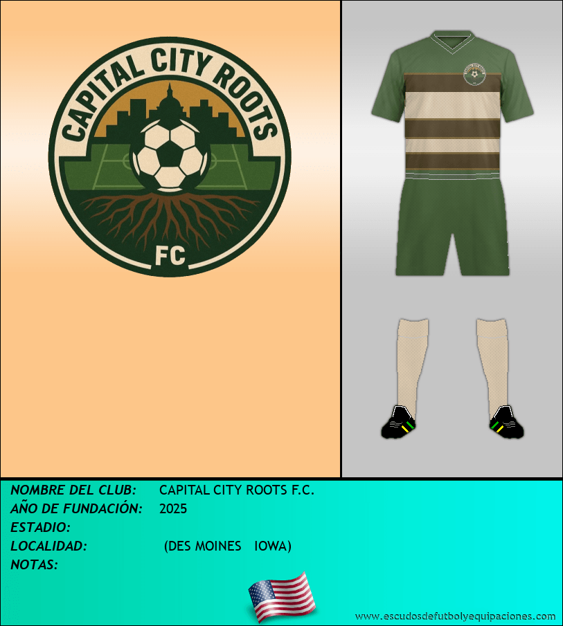 Escudo de CAPITAL CITY ROOTS F.C.