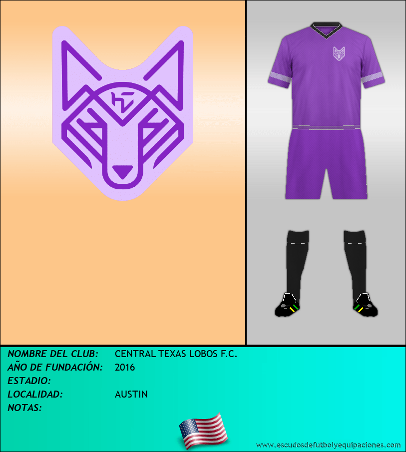 Escudo de CENTRAL TEXAS LOBOS F.C.