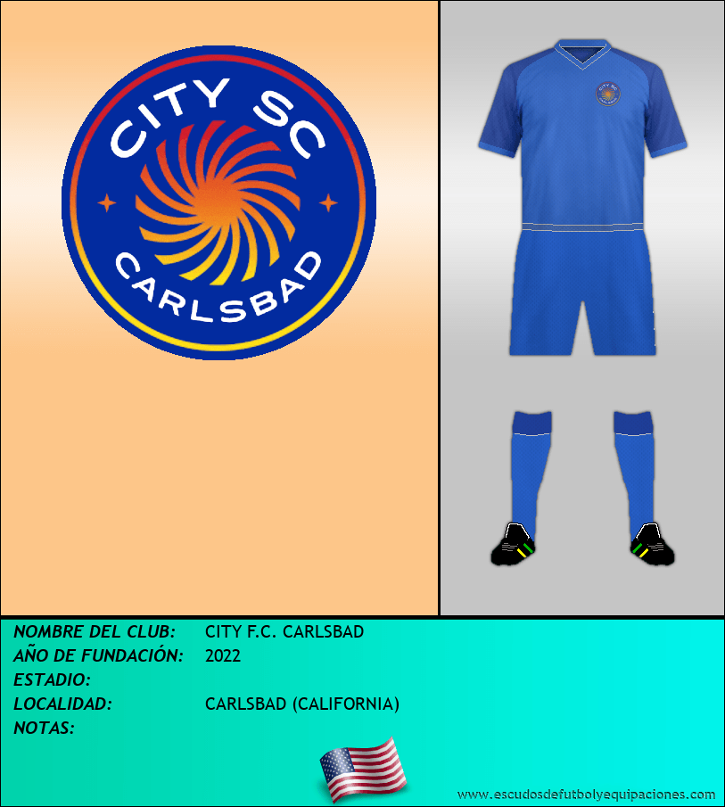 Escudo de CITY F.C. CARLSBAD